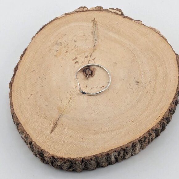 Handmade Navajo Sterling‎ Silver Wave Single Wire Ring Native American Jewelry - Picture 9 of 9